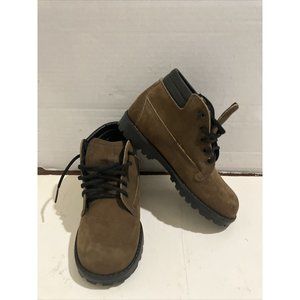 Amilio Kid size 11   Brown Leather hi-top Boot Shoes